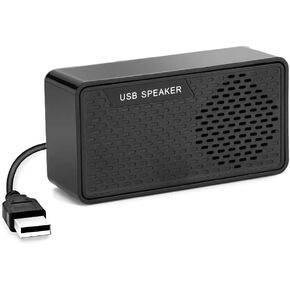 shuley USB Computer Speakers, USB Powered Mini Sound Bars, Laptop Stereo Speaker, Plug and Play to Save Space,Suitable for Windows Computer Notebook Computer Desktop Computer Office Surface (Black-s) in Saudi Arabia