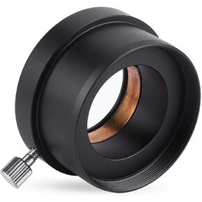 2 to 1.25 Telescope Adapter,2" to 1.25" Telescope Eyepiece Mount Adapter Black Metal Accessories Adaptor in Saudi Arabia