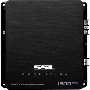 مضخم صوت السيارة Sound Storm EV5000D - قوة قصوى 5000 واط، 1 أوم ثابت، فئة D، قطعة واحدة، مصدر طاقة MOSFET، تحكم عن بعد في مضخم الصوت
