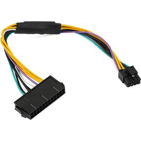 GOURIDE 24-Pin to 8-Pin 18AWG ATX Power Supply Adapter Cable Replacement for DELL Optiplex 3020 7020 9020 Precision T1700 12-inch 30CM(1pack) in Kuwait
