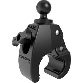 RAM MOUNTS Tough-Claw Small Clamp Mount with B Size 1" Ball Base | Fits 0.625"-1.14" rails and bars, composite clamp base for RAM Mounts systems in Saudi Arabia