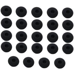 SoftRound 24 Pack Foam Earbud Earpad Ear Bud Pad Replacement Sponge Covers for iPod iPhone Itouch Ipad Headsets T-017-24P in Saudi Arabia