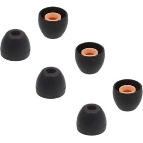 ALXCD Eartips Compatible with Sony WF-1000XM4 Earbuds, S/M/L 3 Pairs Soft Silicone Ear Tips Earbuds Tips, Compatible with Sony WF-1000XM4 Silicon Tips XM4 3 Pairs, SML, Black in Saudi Arabia