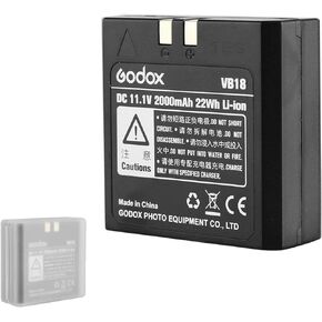 بطارية بديلة GODOX VB18 لـ V850II V860II-C N S F O - سعة عالية وإعادة تدوير سريعة in Kuwait