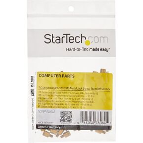 StarTech.com Metal Jackscrew Standoffs #6-32 - Jackscrew standoff - 0.2 in (pack of 50) - SCREWNUTM in Kuwait