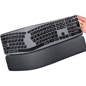 Keyboard Cover Skin for Logitech MX Keys S & MX Keys Wireless Keyboard | Logitech Craft Advanced Wireless Keyboard Protector, Silicone Anti Dust Cover Reduce Typing Noise(Not Fit MX Keys S for Mac) in Saudi Arabia