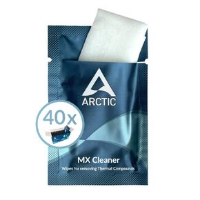 ARCTIC MX Cleaner (40 Pieces) - Cleaning Wipes for Removing Thermal Paste, 11.5 x 11.5 cm in Kuwait