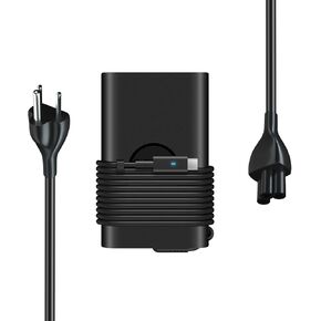 استبدال شاحن الكمبيوتر المحمول Dell، شاحن طاقة USB-C بقدرة 65 وات/45 وات، لسلك طاقة محول التيار المتردد من Dell Latitude/XPS 13/Chromebook من النوع C. in Kuwait