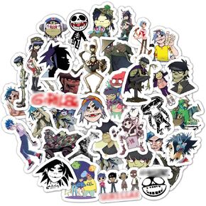 BulbaCraft 36Pcs Rock Band Stickers, Alternative Hip Hop Band Stickers, Guitar Stickers, Merchandise, Music Stickers and Decals
