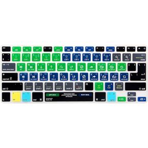 HRH Serato DJ اختصارات وظيفية Hotkey غطاء لوحة المفاتيح السيليكون لجهاز MacBook Air 13، لجهاز MacBook Pro13/15/17 (مع أو بدون شاشة Retina، 2015 أو إصدار أقدم) ولجهاز iMac الأقدم، الولايات المتحدة الأمريكية/الأوروبية in Kuwait