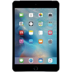 Apple iPad Mini 4 Wi-Fi, 7.9in Retina Display with 2048 x 1536 Resolution, A8 Chip, Touch ID, FaceTime, Up to 10 Hours of Battery Life - 128GB - Space Gray (Renewed) in Saudi Arabia