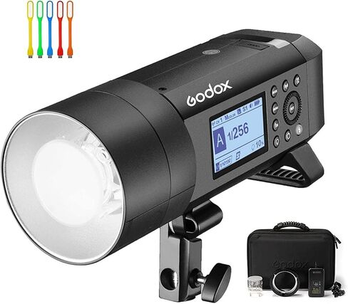 Godox AD400Pro 400Ws GN72 TTL 1/8000s HSS 2.4G X System All-in-One Outdoor Flash Speedlite Strobe Light, Battery-Powered Monolight, 390 Full Power Pops, 0.01-1s Recycle Time, 30W LED Modeling Lamp in Saudi Arabia