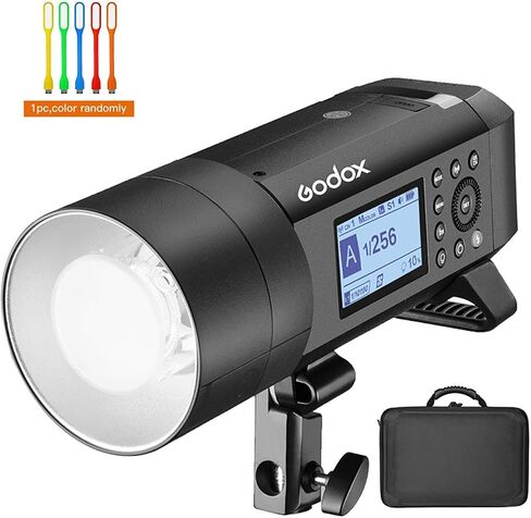 Godox AD400Pro 400Ws GN72 TTL 1/8000s HSS 2.4G X System All-in-One Outdoor Flash Speedlite Strobe Light, Battery-Powered Monolight, 390 Full Power Pops, 0.01-1s Recycle Time, 30W LED Modeling Lamp in Saudi Arabia