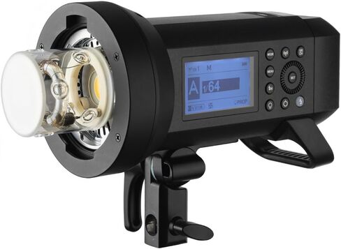 Godox AD400Pro 400Ws GN72 TTL 1/8000s HSS 2.4G X System All-in-One Outdoor Flash Speedlite Strobe Light, Battery-Powered Monolight, 390 Full Power Pops, 0.01-1s Recycle Time, 30W LED Modeling Lamp in Saudi Arabia