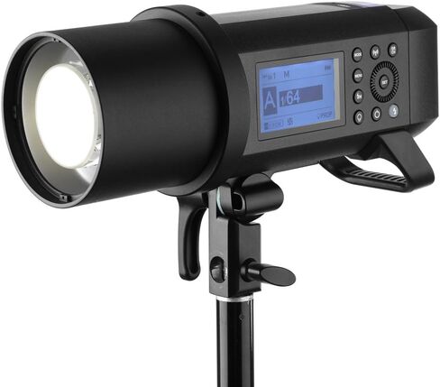 Godox AD400Pro 400Ws GN72 TTL 1/8000s HSS 2.4G X System All-in-One Outdoor Flash Speedlite Strobe Light, Battery-Powered Monolight, 390 Full Power Pops, 0.01-1s Recycle Time, 30W LED Modeling Lamp in Saudi Arabia