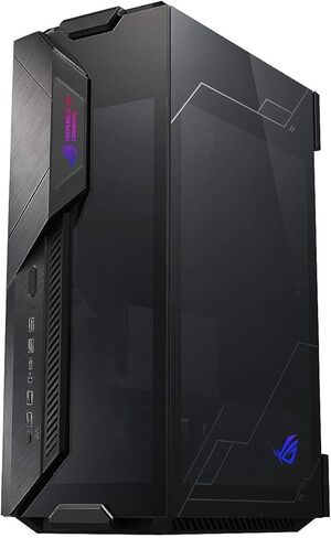 اسس صندوق العاب روج Z11 ميني-ITX/DTX بتصميم امالة 11 درجة حاصل على براءة اختراع، متوافق مع مزود طاقة ايه تي اكس، 3 فتحات، منفذ USB 3.2 الجيل الثاني نوع C، 2 × USB 3.2 الجيل الاول نوع ايه وزر تحكم ARGB in Saudi Arabia