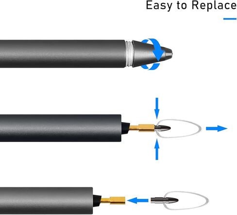 تينتونزو رؤوس قلم سيرفس - رؤوس بديلة متوافقة مع قلم تينتونزو Surface Pro (4 قطع) in Kuwait