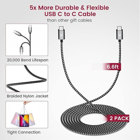 Super Fast Charger Type C Kit, VELOGK 25W PD/PPS USB C Wall/Car Charger in Kuwait