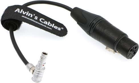 Alvin's Cables Audio Cable Right Angle 00 5 Pin Male to XLR 3 Pin Female for Z CAM E2 Camera in Saudi Arabia