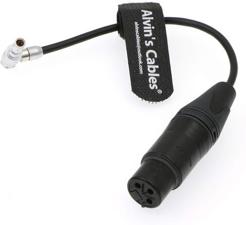 Alvin's Cables Audio Cable Right Angle 00 5 Pin Male to XLR 3 Pin Female for Z CAM E2 Camera in Saudi Arabia