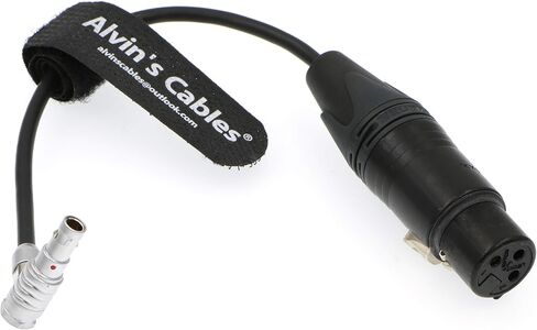 Alvin's Cables Audio Cable Right Angle 00 5 Pin Male to XLR 3 Pin Female for Z CAM E2 Camera in Saudi Arabia