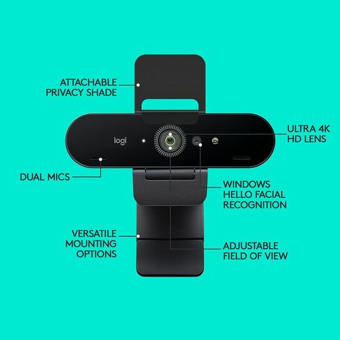 Logitech BRIO Stream USB 3.0 Nero Webcam in Saudi Arabia