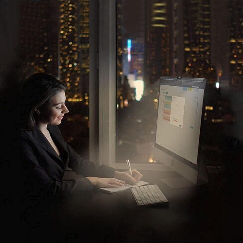 Vunvooker Computer Monitor Light Bar,E-Reading LED Lamp for Curved/Flat Screen with USB Powered,Touch Sensor,Adjustable 3 Color Temperature,Dimmable Monitor Lamp for Desk/Office/Home,15.7 inch,Black in Kuwait