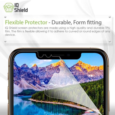 IQShield Screen Protector Compatible with Garmin Forerunner 255/ Forerunner 255 Music 46mm (Not for Forerunner 255s) (6-Pack) Anti-Bubble Clear TPU Film in Saudi Arabia