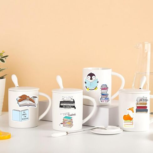 100 قطعة من ملصقات القراءة، ملصق كتب ملهم، ملصقات فينيل مقاومة للماء لزجاجة المياه، الكمبيوتر المحمول، الكمبيوتر المحمول، الهواتف، ملحقات الكتب لمحبي القراءة، الأطفال، الأطفال in Kuwait