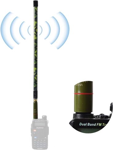HYS Tactical Foldable Antenna SMA-F Dual Band VHF/UHF for Baofeng Kenwood in Saudi Arabia