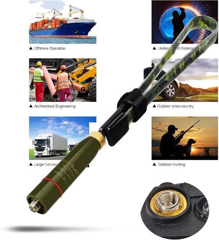 HYS Tactical Foldable Antenna SMA-F Dual Band VHF/UHF for Baofeng Kenwood in Saudi Arabia
