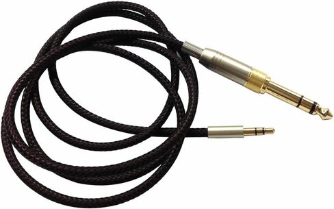 كابل صوت بديل لسلك سماعة الرأس من NewFantasia متوافق مع سماعات Philips Audio Fidelio X2HR، Audio Fidelio L2، SHP9600 سلكية، SHP9500، SHP9500S 1.2 متر/4 قدم in Kuwait