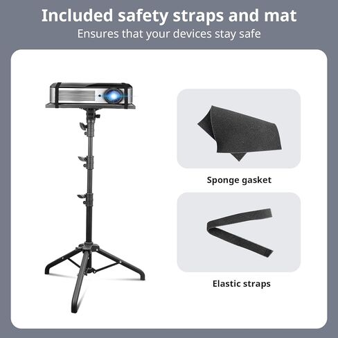 Eicaus 180° rotation Heavy-duty Projector Stand Tripod, Adjustable Laptop Stand with Height Range 26 to 55 inches, Portable Music Stand＆DJ Setup for Outdoor Movies, Office, Home, Stage or Studio in Kuwait