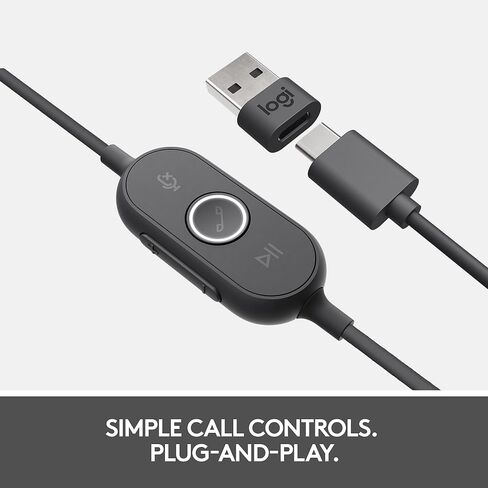 Logitech Zone 900 On-Ear Wireless Bluetooth Headset with Advanced Noise-canceling Microphone, Connect up to 6 Wireless Devices with one Receiver, Quick Access to ANC and Bluetooth in Saudi Arabia