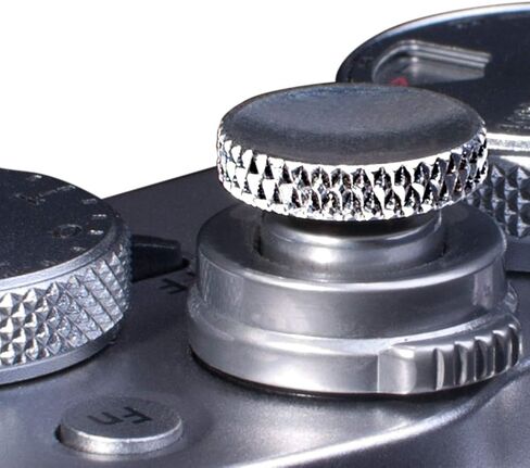 VKO Metal Soft Shutter Release Button,Delicate Camera Shutter Button Knurled Shape Silver(2-Pack) in Saudi Arabia