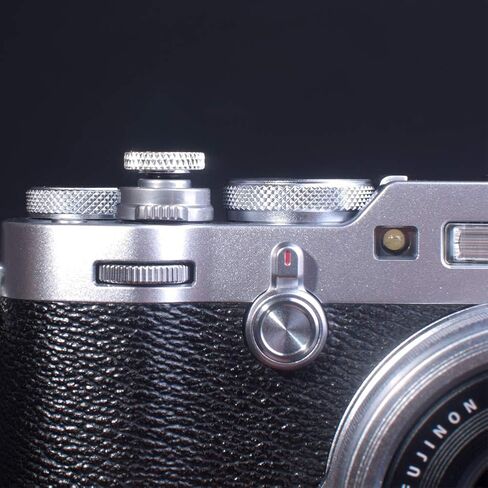 VKO Metal Soft Shutter Release Button,Delicate Camera Shutter Button Knurled Shape Silver(2-Pack) in Saudi Arabia