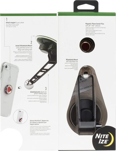 Nite Ize Original Steelie FreeMount Vent Kit - Adjustable Magnetic Bracket + Car Vent Mount for Smartphones in Kuwait