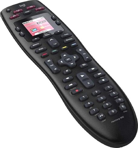 Logitech Harmony 665 Advanced Remote Control, Universal Entertainment Remote, Replaces up to 10 remotes with Guided Online Set-up and Interactive Help (Renewed) in Saudi Arabia