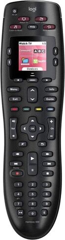 Logitech Harmony 665 Advanced Remote Control, Universal Entertainment Remote, Replaces up to 10 remotes with Guided Online Set-up and Interactive Help (Renewed) in Saudi Arabia
