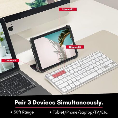 Macally Backlit Mac Keyboard | Compatible Apple Bluetooth Keyboard | Small Wireless Keyboard for MacBook Pro/Air, iMac, Mac Pro/Mini in Saudi Arabia