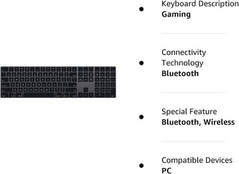 لوحة المفاتيح السحرية الجيل الأول رمادي 109 مفاتيح in Kuwait