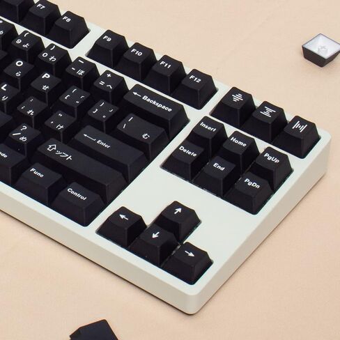 Gliging 135 Keys PBT Japan Keycaps Cherry Profile DYE-Sub White Theme أسلوب بسيط مناسب للوحة المفاتيح الميكانيكية in Kuwait