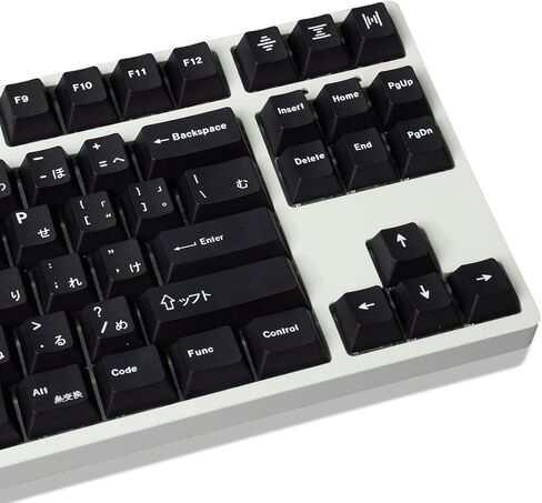 Gliging 135 Keys PBT Japan Keycaps Cherry Profile DYE-Sub White Theme أسلوب بسيط مناسب للوحة المفاتيح الميكانيكية in Kuwait