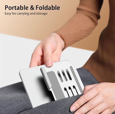 for Samsung Galaxy Z Fold 8 Ultra/Fold8 Wide/7/6/5 Stand and Keyboard Combo | 4-in-1 Portable Set Includes Mouse & Stylus Pen, Aluminum Alloy Foldable Desk Phone Stand, 7.9" Mini Bluetooth Keyboard in Kuwait