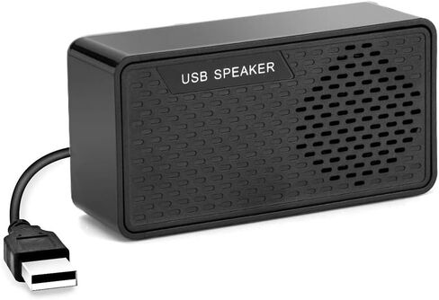 مكبر صوت صغير محمول بسلك USB يعمل بمكبر صوت ستيريو للوسائط المتعددة للكمبيوتر والنوت بوك والكمبيوتر المكتبي واللابتوب وعداد الدفع in Saudi Arabia