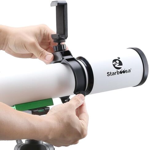 Starboosa Telescope Smartphone Star Finder Bracket - Telescope Phone Adapter & Barrel Hoop - for Stargazing & Landscape Viewing in Saudi Arabia