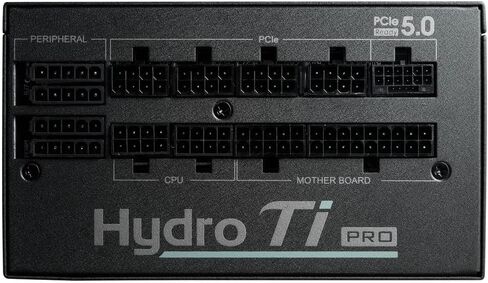 كابل FSP Hydro Ti PRO 1000W 80 Plus Titanium Full Modular ATX 3.0 PCIe Gen 5 / 12VHPWR (HTI-1000M-GEN5) in Kuwait