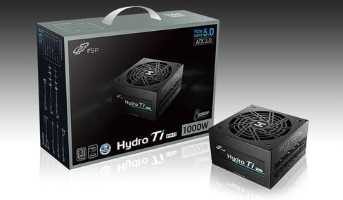 كابل FSP Hydro Ti PRO 1000W 80 Plus Titanium Full Modular ATX 3.0 PCIe Gen 5 / 12VHPWR (HTI-1000M-GEN5) in Kuwait