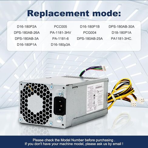 جديد D16-180P2A D16-180P1B PA-1181-6 180W مصدر طاقة متوافق مع HP ProDesk 800 G3 sff 600 G3 sff، HP 280 Pro G3 MT 285 Pro G3 MT، P/N: L08261-001 L08261-002 901771-004 901771 -003 in Kuwait