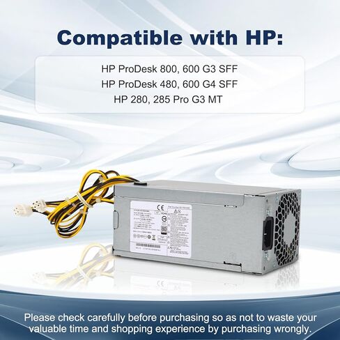 جديد D16-180P2A D16-180P1B PA-1181-6 180W مصدر طاقة متوافق مع HP ProDesk 800 G3 sff 600 G3 sff، HP 280 Pro G3 MT 285 Pro G3 MT، P/N: L08261-001 L08261-002 901771-004 901771 -003 in Kuwait